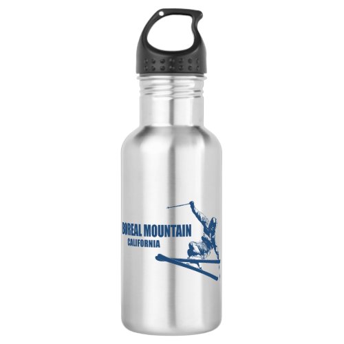 Boreal Mountain California Skier Stainless Steel Water Bottle