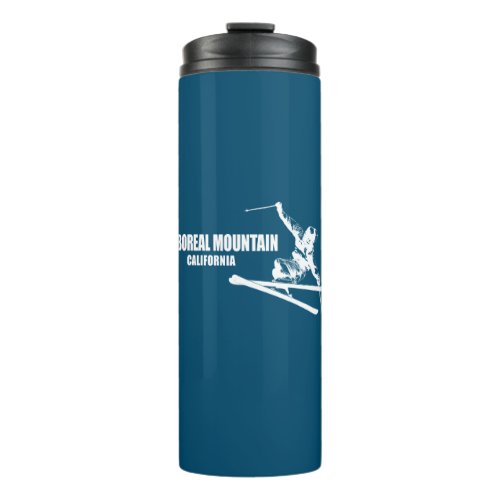 Boreal Mountain California Skier Thermal Tumbler