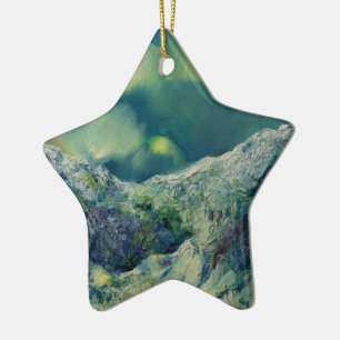 Borealis Dance Ceramic Ornament
