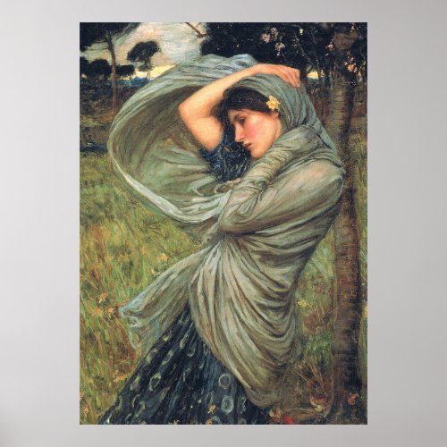 BOREAS _ JOHN WATERHOUSE PRINT OR DECOUPAGE PAPER