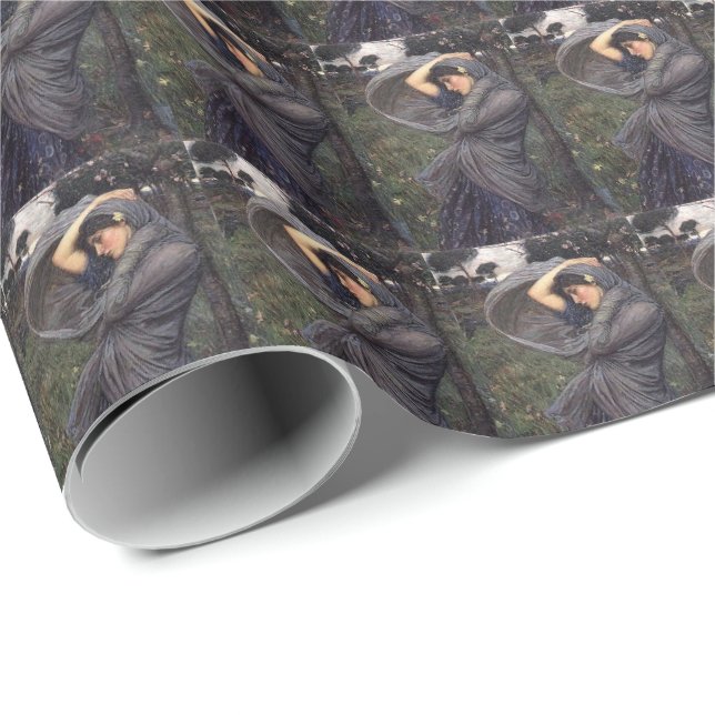 BOREAS JOHN WILLIAM WATERHOUSE ART WRAPPING PAPER (Roll Corner)