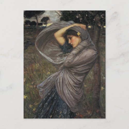 Boreas _ John William Waterhouse Postcard