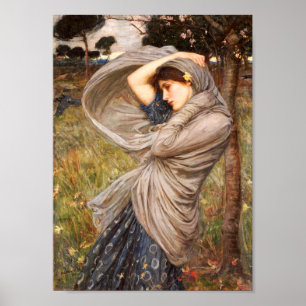 Boreas John William Waterhouse Poster