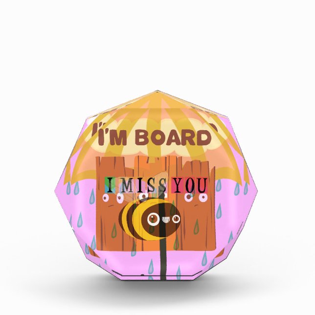  Bored Bee: A Rainy Day Mood. "I Miss You" Award (Front)