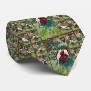 Bored Duck Photo Collage, Neck Tie