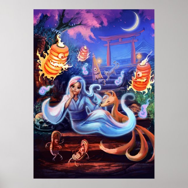 Bored Little Ghost Poster (Front)