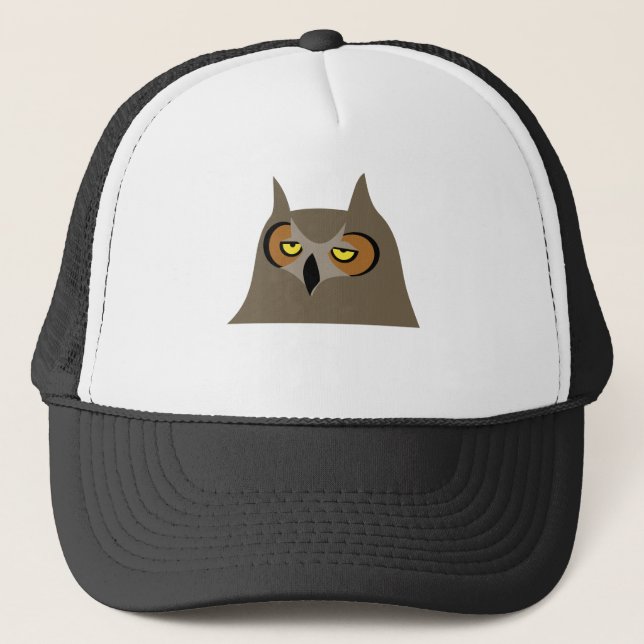Bored Owl Trucker Hat (Front)