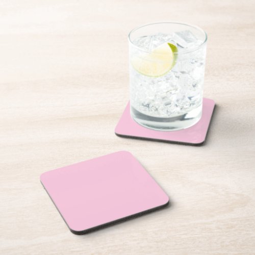 Bored Pink Beverage Coaster