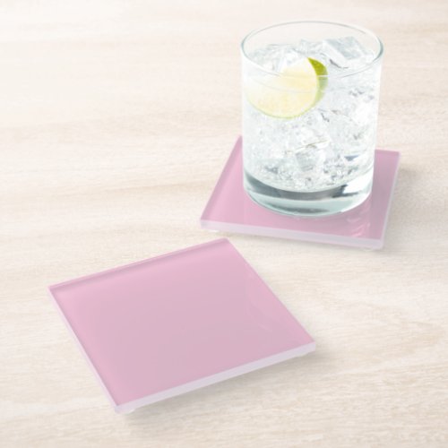 Bored Pink Glass Coaster