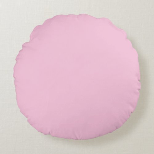 Bored Pink Round Pillow