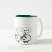 Bored Sheep Two-Tone Coffee Mug (Front Right)