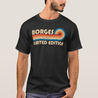 BORGES Surname Retro Vintage 80s 90s Birthday Reun