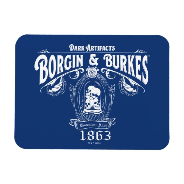 BORGIN & BURKES™ Dark Artifacts Store Graphic Magnet (Horizontal)