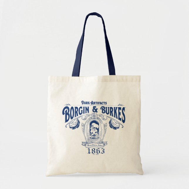 BORGIN & BURKES™ Dark Artifacts Store Graphic Tote Bag (Front)