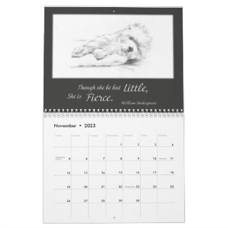 Borgo's The Artful Westie 2023 Calendar