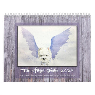 Borgo's The Artful Westie 2024 Calendar