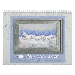 Borgo's The Artful Westie 2025 Calendar