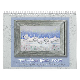 Borgo's The Artful Westie 2025 Calendar