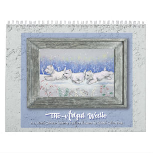 Borgo's The Artful Westie 2025 Calendar