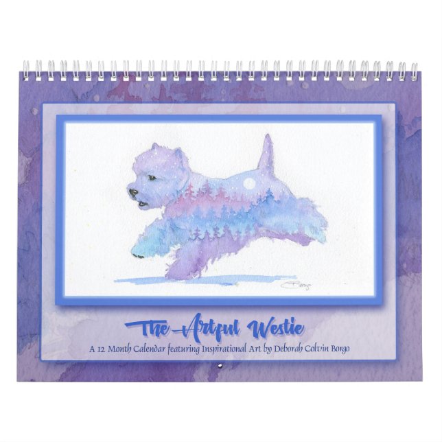 Borgo's The Artful Westie  Calendar (Cover)