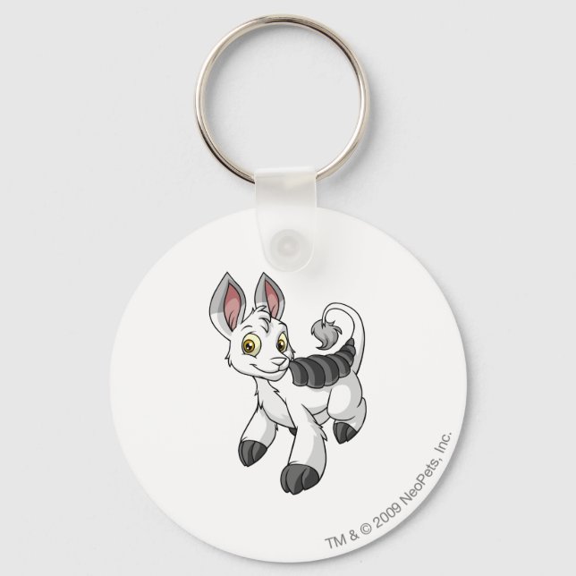 Bori White Keychain (Front)