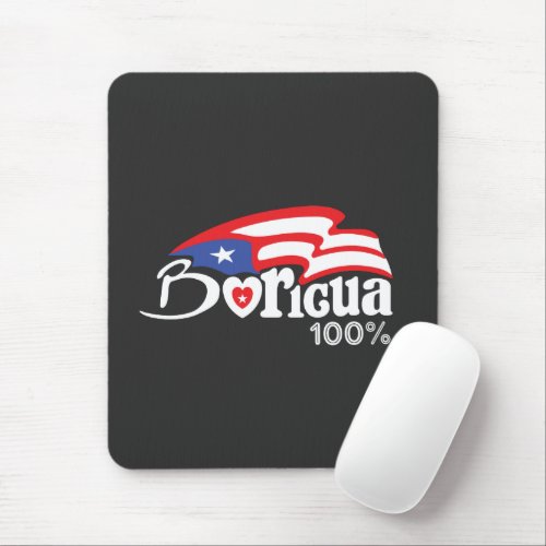 Boricua 100  Puerto Rico Mousepad