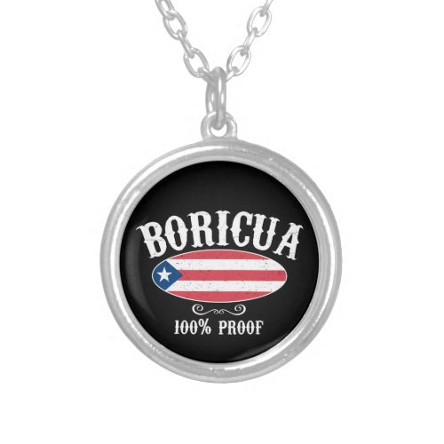 Boricua 100 Puerto Rico Necklace