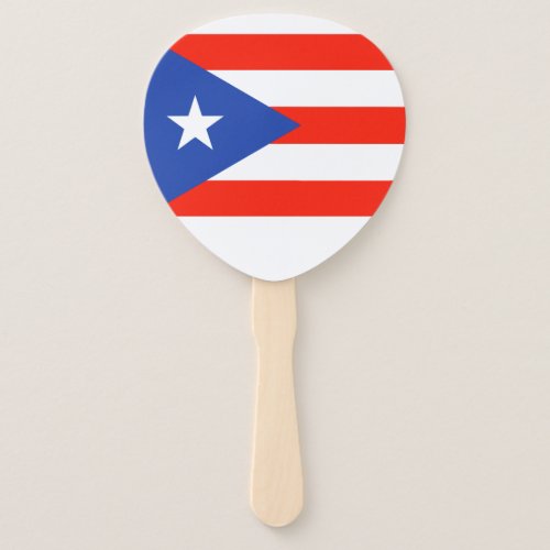 Boricua Bandera Puerto Rican Flag 4Jos Hand Fan