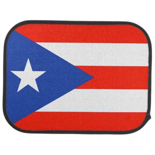 Boricua Bandera Puerto Rican Flag for Julio Car Floor Mat