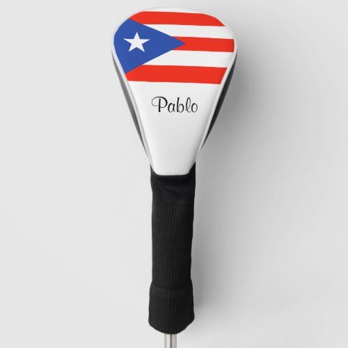 Boricua Banderas Puerto Rican Flad 4Pablo Golf Head Cover