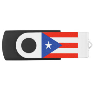Boricua Banderas Puerto Rican Flag 4Juan Flash Drive