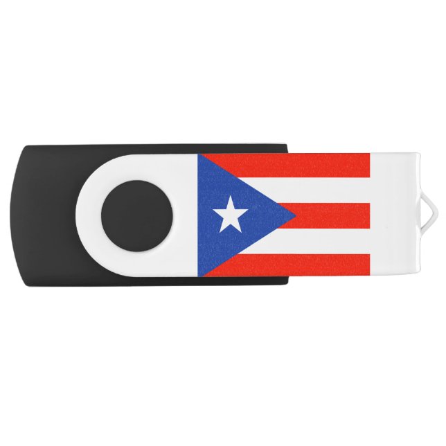 Boricua Banderas Puerto Rican Flag 4Juan Flash Drive (Front)