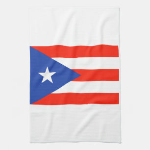 Boricua Banderas Puerto Rican Flag 4Juan Kitchen Towel