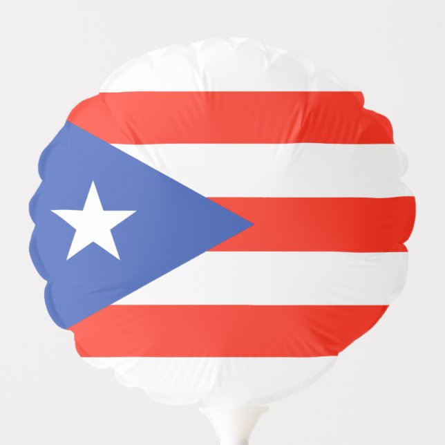 Boricua Banderas Puerto Rican Flag 4Juanita Balloon (Front)