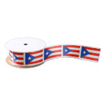 Boricua Banderas Puerto Rican Flag 4Marta Satin Ribbon