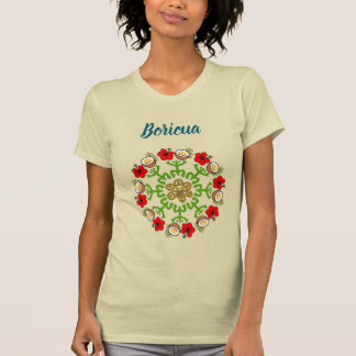 Boricua Coconut Flamboyan Wreath t-shirt