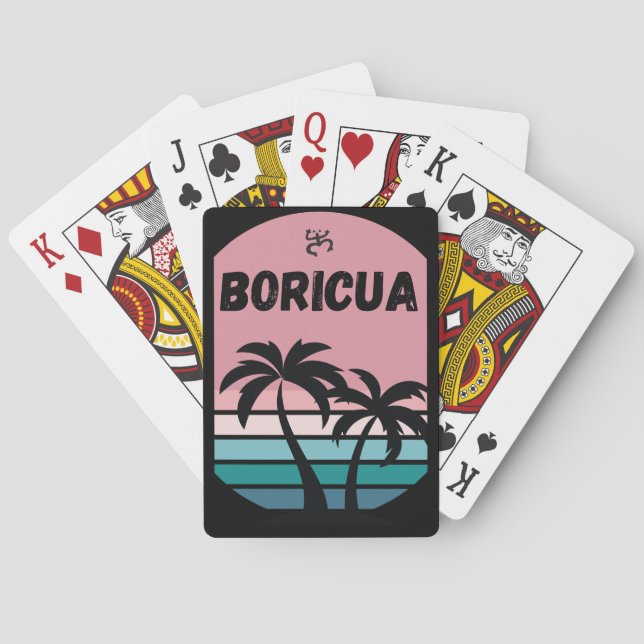 Boricua.Coqui Poker Cards (Back)