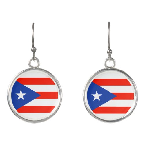 Boricua Fiesta Puerto Rican Flag 4Carmen Earrings