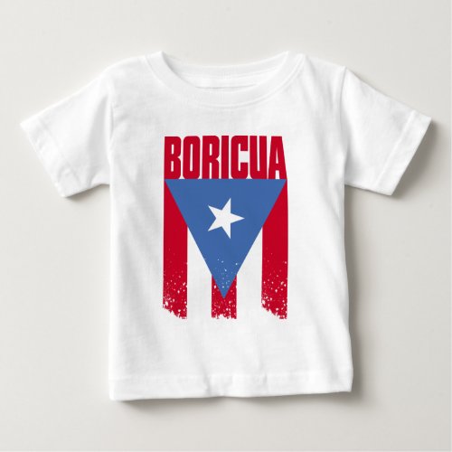Boricua Flag Baby T_Shirt