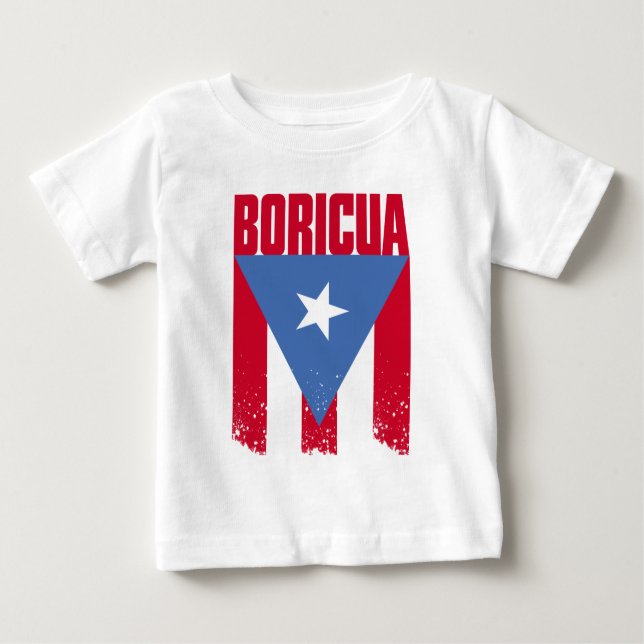 Boricua Flag Baby T-Shirt (Front)