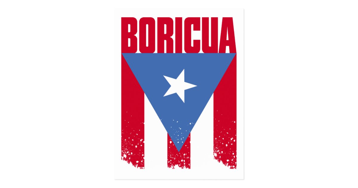 Boricua Flag Postcard