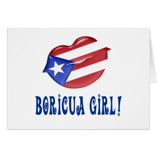 Boricua Girl Cards (Front Horizontal)
