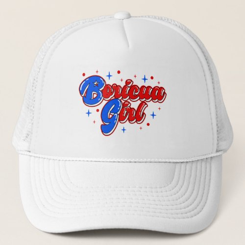 Boricua GIrl Puerto Rico Trucker Hat