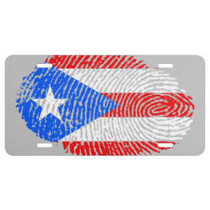 Boricua license plate