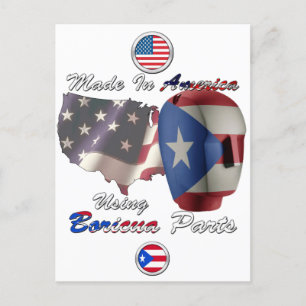 Boricua_Made Postcard