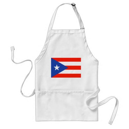 Boricua Puerto Rican Flag Banderas 4Juan Adult Apron
