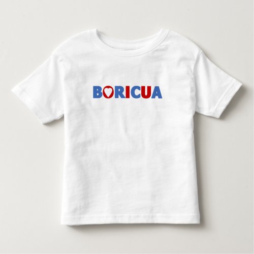 Boricua Puerto Rican Pride Toddler T_shirt