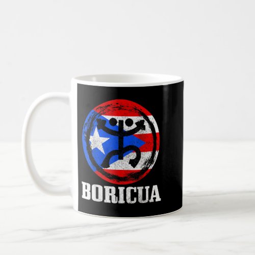 Boricua Taino Coqui Symbol Puerto Rico Flag Pride  Coffee Mug
