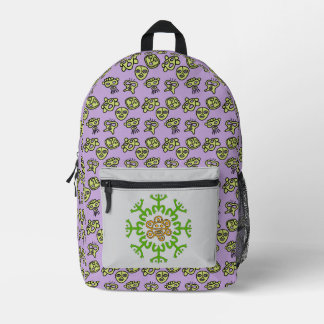 Boricua Taíno Masks backpack