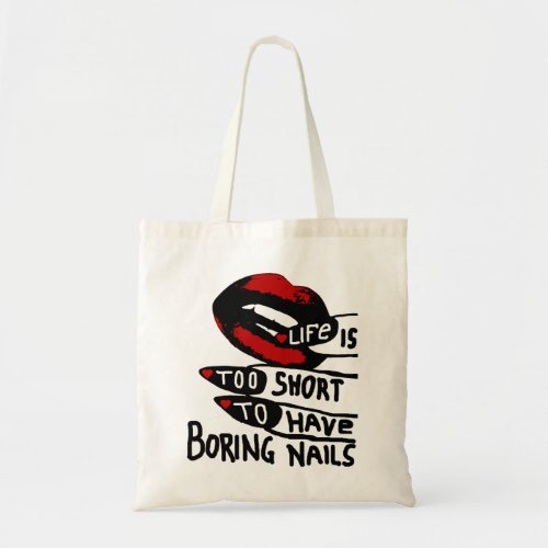 Boring Nails  Tote Bag